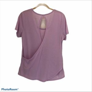 BOGO Active Go Dry Lavender Cross Back Tee